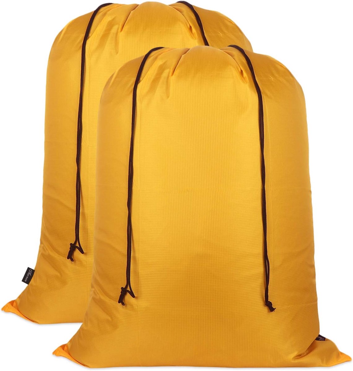 Waszakken 2-pack, 92 x 120 cm, tweewegs trekkoord, scheurvaste, draagbare waszakken met grote capaciteit voor studenten, appartementen, reizen, vakanties, universiteit