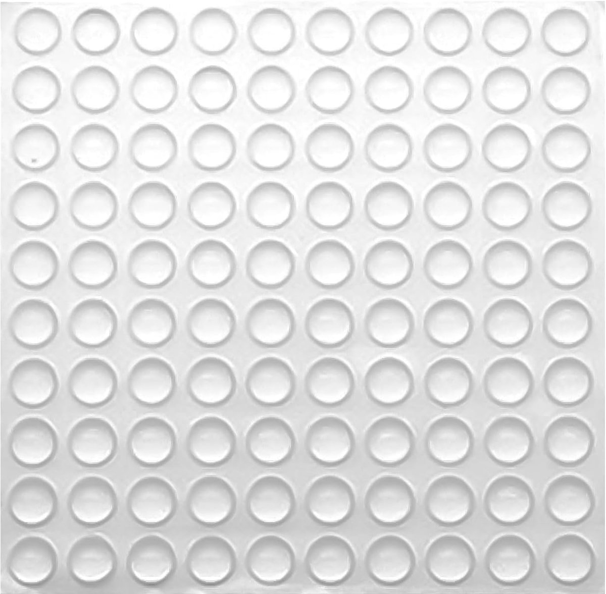 100 Stuks Transparante Anti-botsingsgranulaat, Zelfklevende Anti-slip Rubberen Pad, Siliconen Buffer, Kleverige Meubelpads (Halfronde)