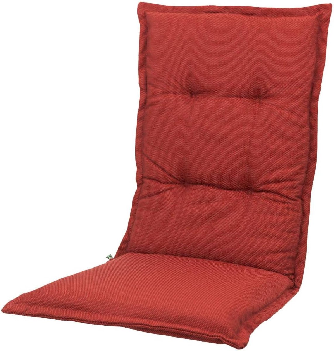 Tuinkussen hoge rug Manchester Rood - speciaal geweven stof - stevig schuim voor extra comfort - SnelShoppen