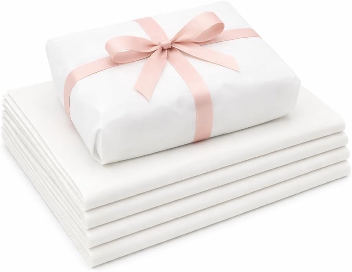 zijdepapier 64 x 44 cm - 900 g (≈115 vellen) | zijdepapier verpakking, verhuizing, vulling, winkelverpakking, bescherming