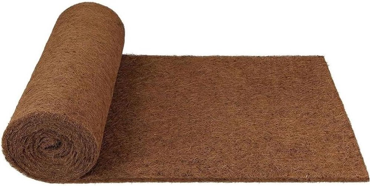 Kokos Isolatiemat - Plantenbescherming Mulchrol - Winterse Tuinbescherming - Natuurlijke Kokosvezel - 50x100 cm - Bruin