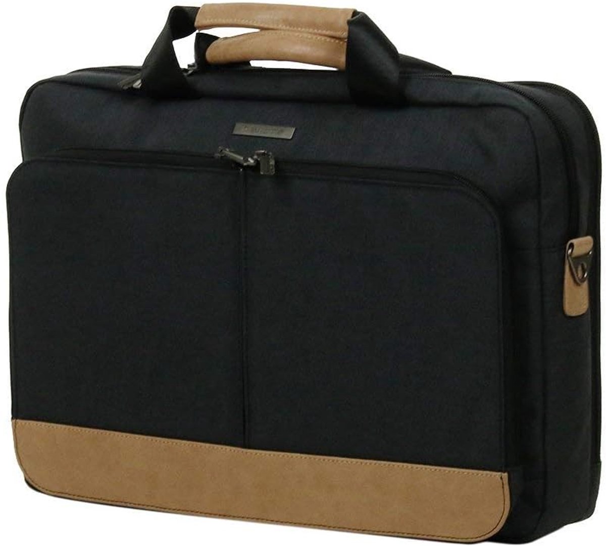 Laptop tas 17'' zwart - Mood and Moov - stijlvol design - ideaal voor onderweg - SnelShoppen