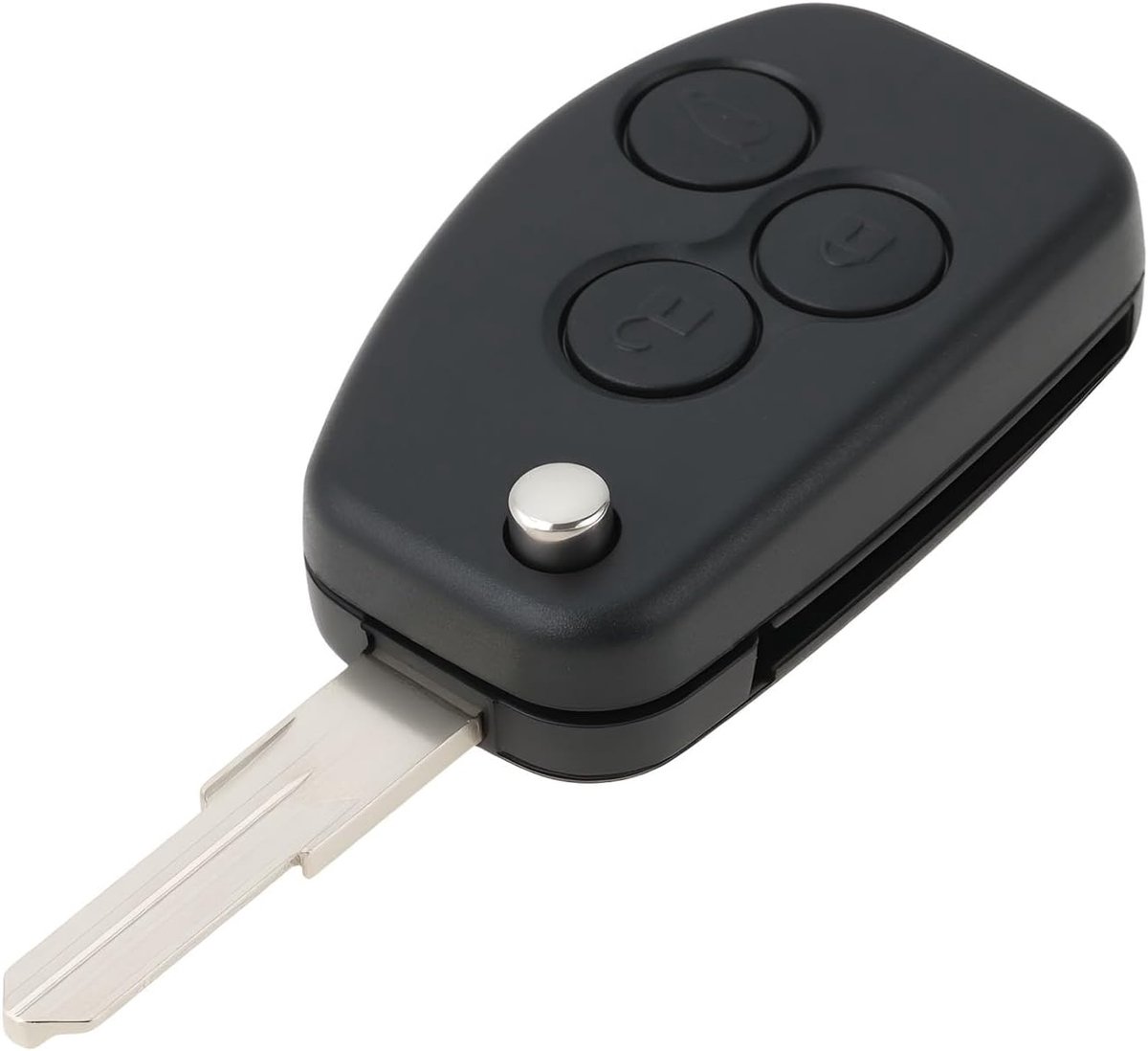 Vouwsleutel 3-knops met mes - Compatibel met Renault Clio, Twingo, Trafic - Duurzaam en gebruiksvriendelijk - ShopVlot