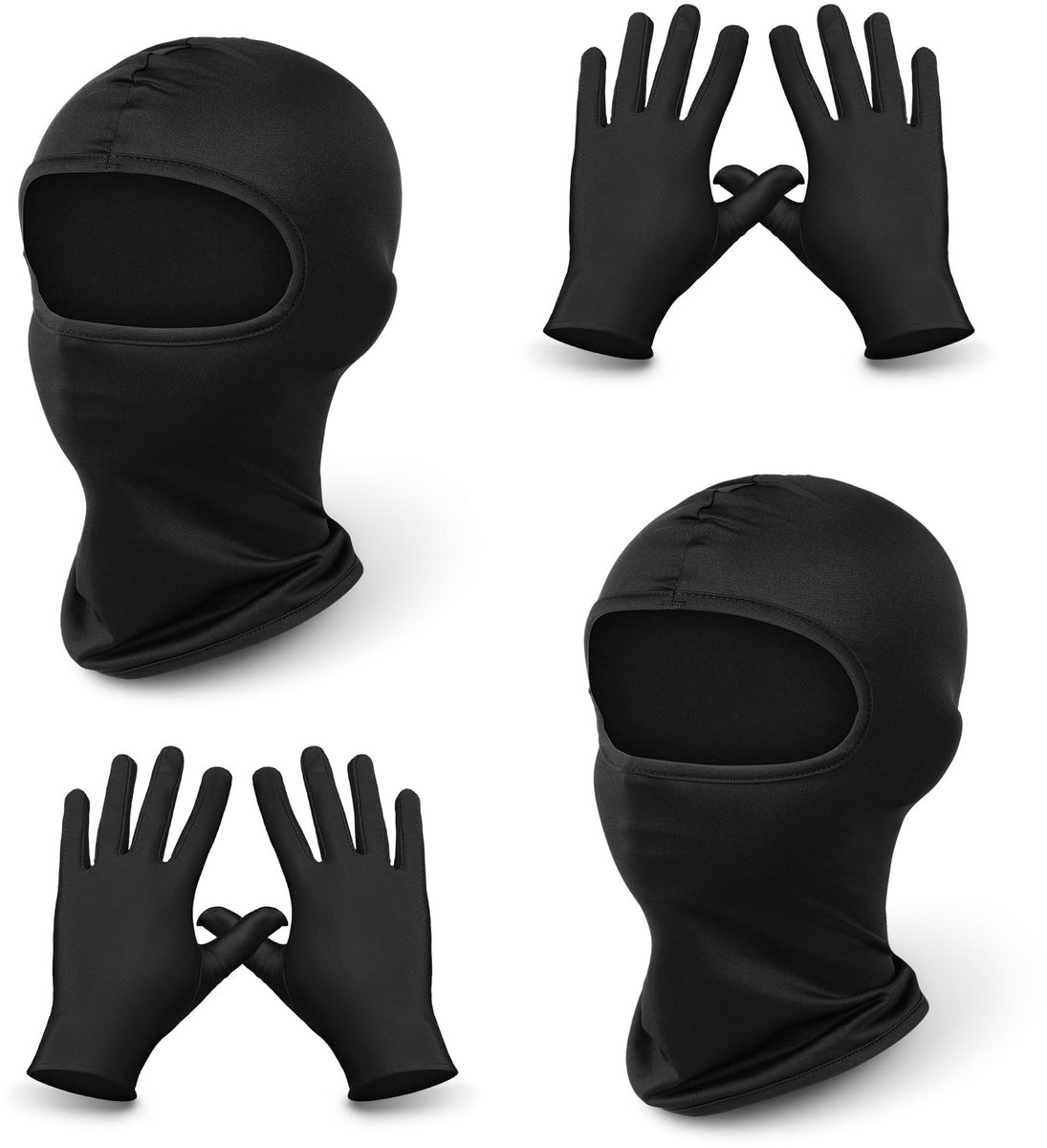Morph-masker voor dames en heren - volledig hoofdbedekkend - met handschoenen - perfect voor cosplay en Halloween - ShopVlot