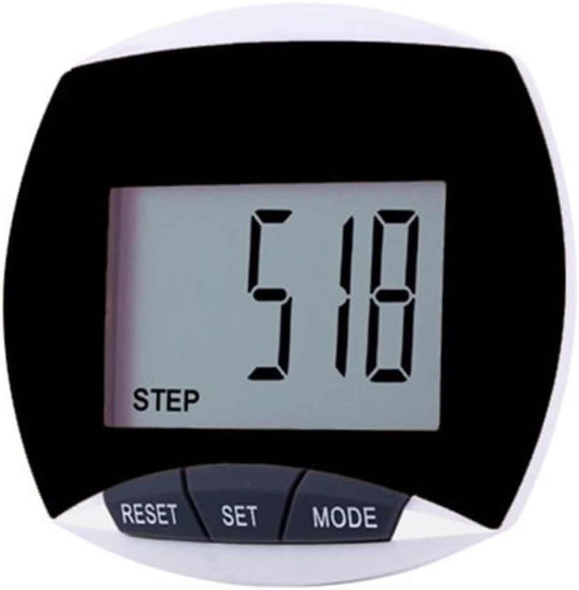 Stappenteller met clip - digitale fitnesstracker - 3D-sensor - ideaal voor wandelen en hardlopen - ShopVlot
