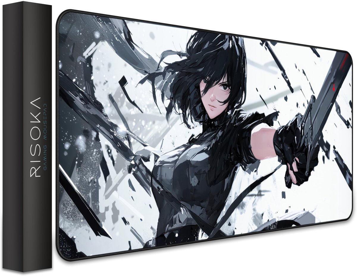 Muismat Anime Gaming XXL 900x400 mm - Antislip en waterafstotend - Ideaal voor gamers - ShopVlot