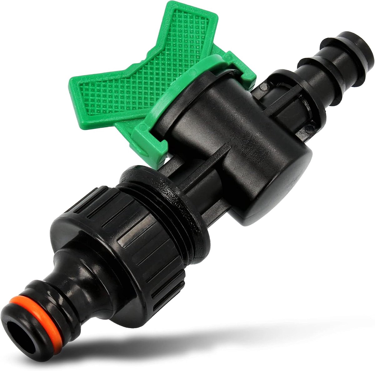 Regelventiel afsluitventiel 16 mm - waterkraan adapter 3/4 inch - slangaansluiting voor irrigatiesysteem - ShopVlot