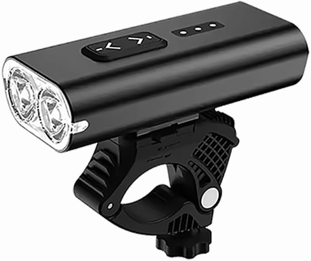 Fietslicht LED 1.000 Lumen - Oplaadbaar via USB - 5 Lichtstanden - Veilig fietsen in het donker - ShopVlot
