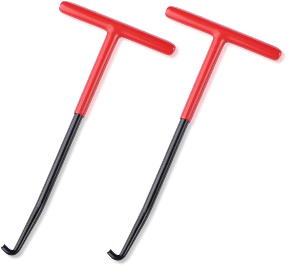 T-haken veertrekker 2 stuks - uitlaatveerhaken - trampoline-gereedschap - ideaal voor motorfiets en scooter - ShopVlot