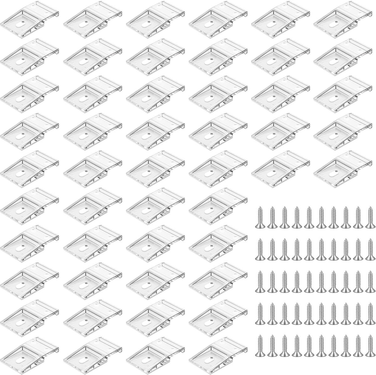 LED Strip Light Clips 50 Stuks - Waterdicht - Stevig en duurzaam - Ideaal voor montage - ShopVlot