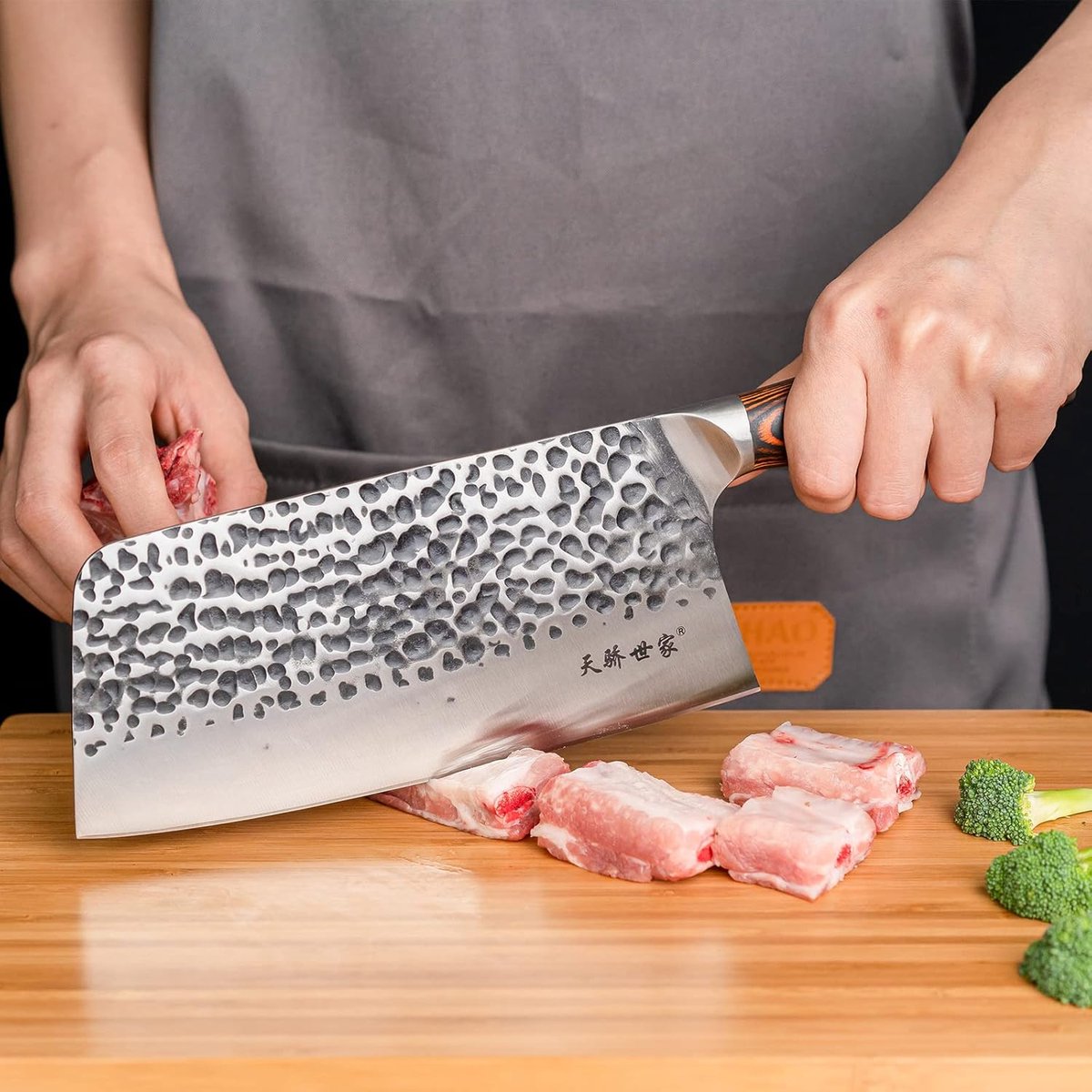 Scheermes Koksmes 21cm - Professioneel Full-Tang - 50CR15 staal - Perfect voor keuken - ShopVlot