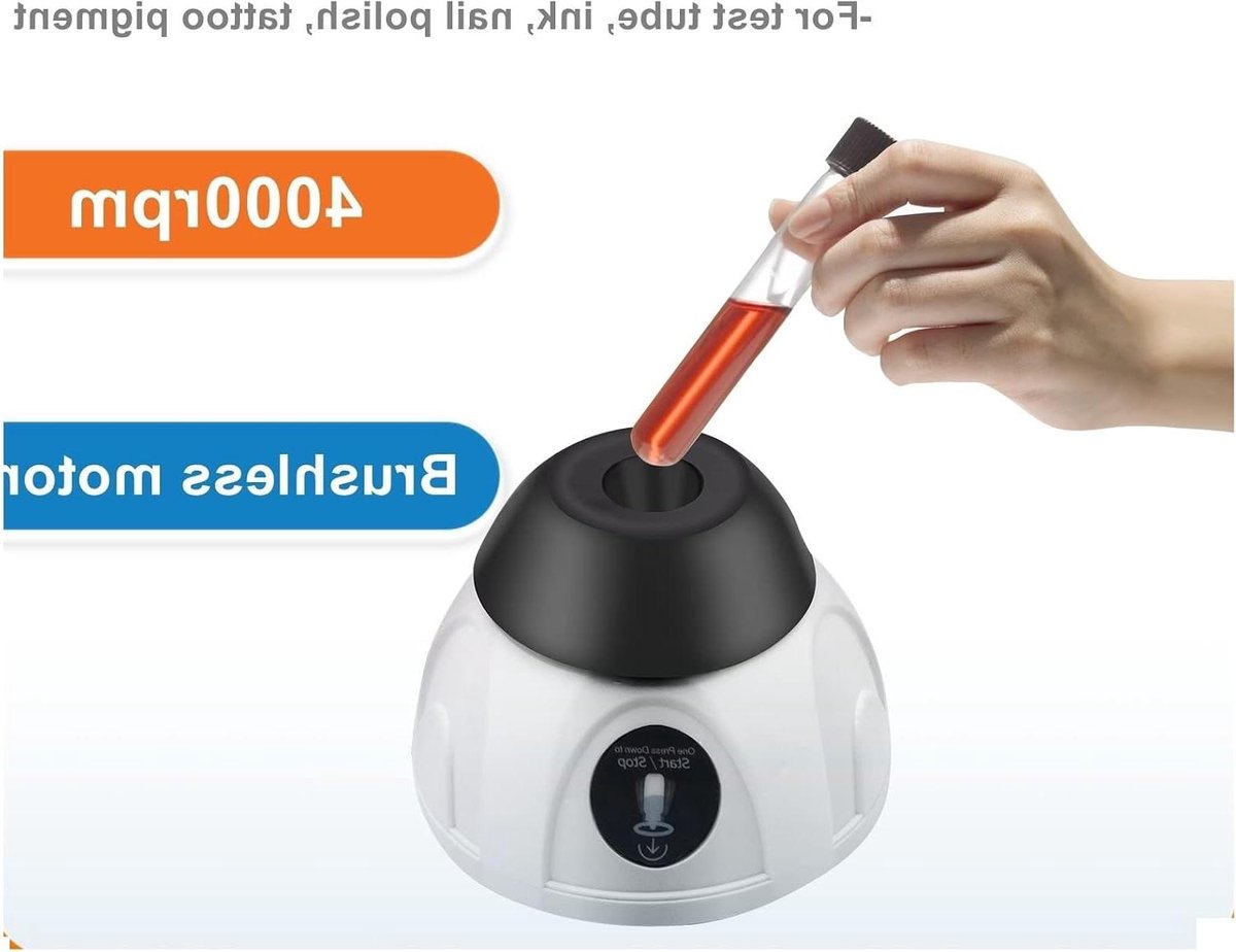 Magnetische Roerder - Mini Mixer - Monsters Mengen - Vaste Snelheid - 4.5 mm Orbit - Wit