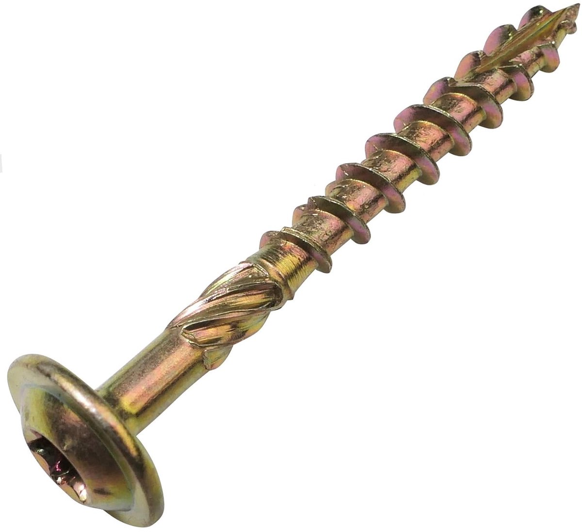 Houtschroeven set 4 x 40 mm - brede lenskop - sterdrive T20 - ideaal voor stevige houtverbindingen - SnelShoppen
