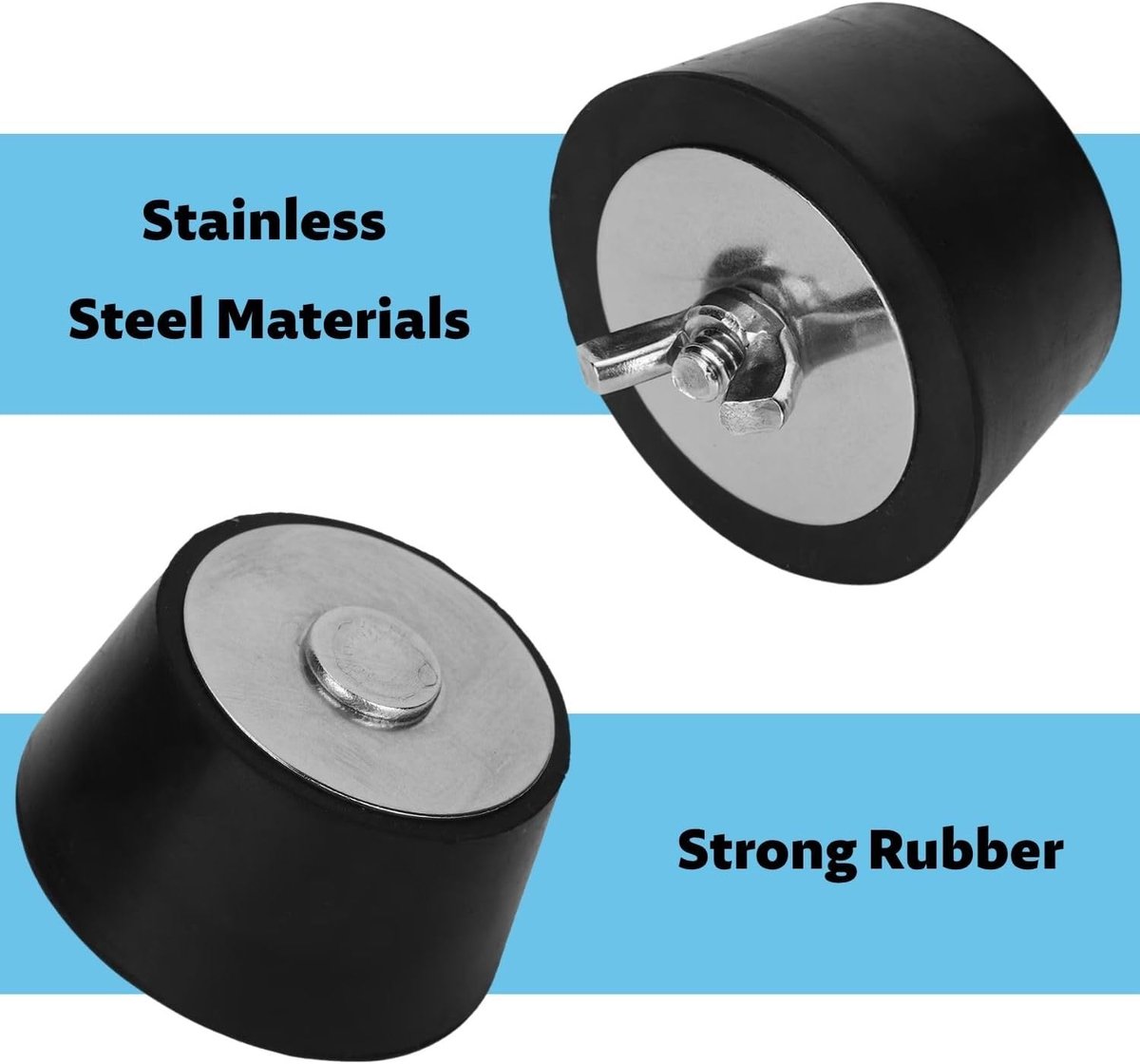 Winterpluggen zwembad 51 mm - conisch rubber - vorstbescherming - voorkomt vorstschade - ShopVlot