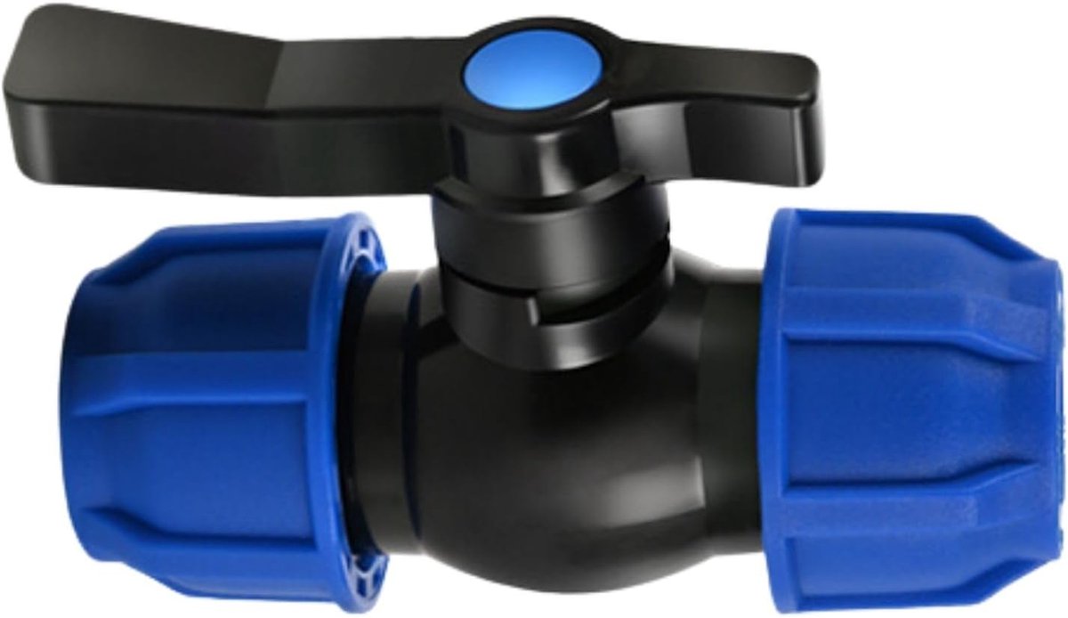 PE-buis connector 25 mm - koppeling voor waterleiding - veilige buisaansluiting - ideaal voor tuinirrigatie - ShopVlot