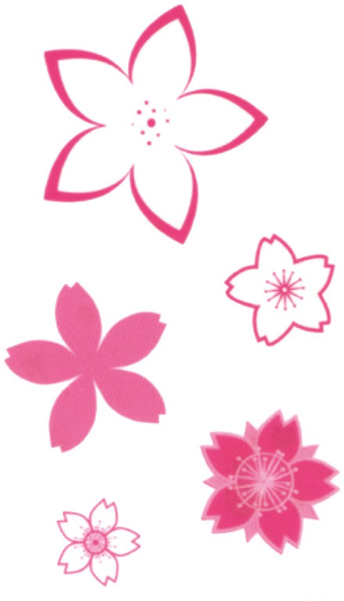 Tijdelijke tattoo Sakura Blossoms 3 dagen