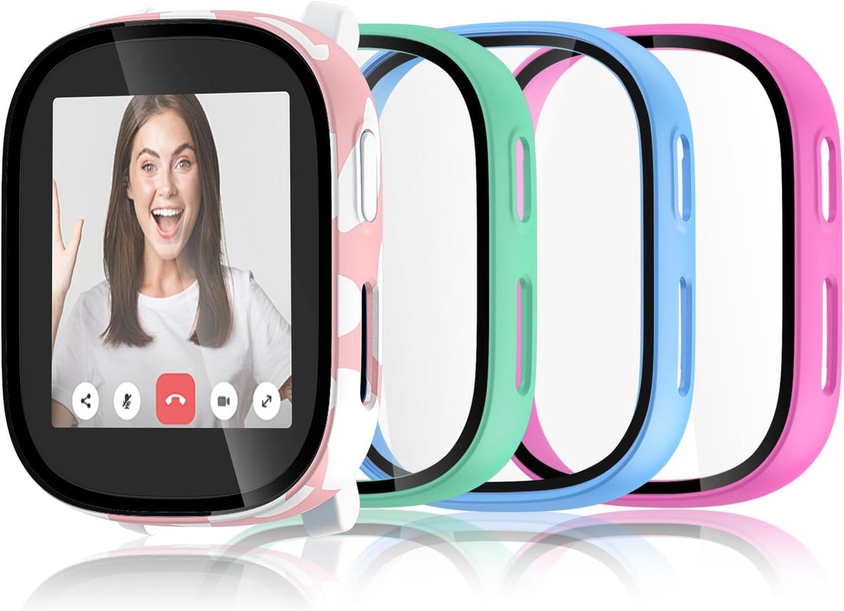 Beschermhoesjes Xplora X6 Play - Harde PC-hoes - Met displaybeschermfolie - Optimale bescherming voor kinderen - ShopVlot