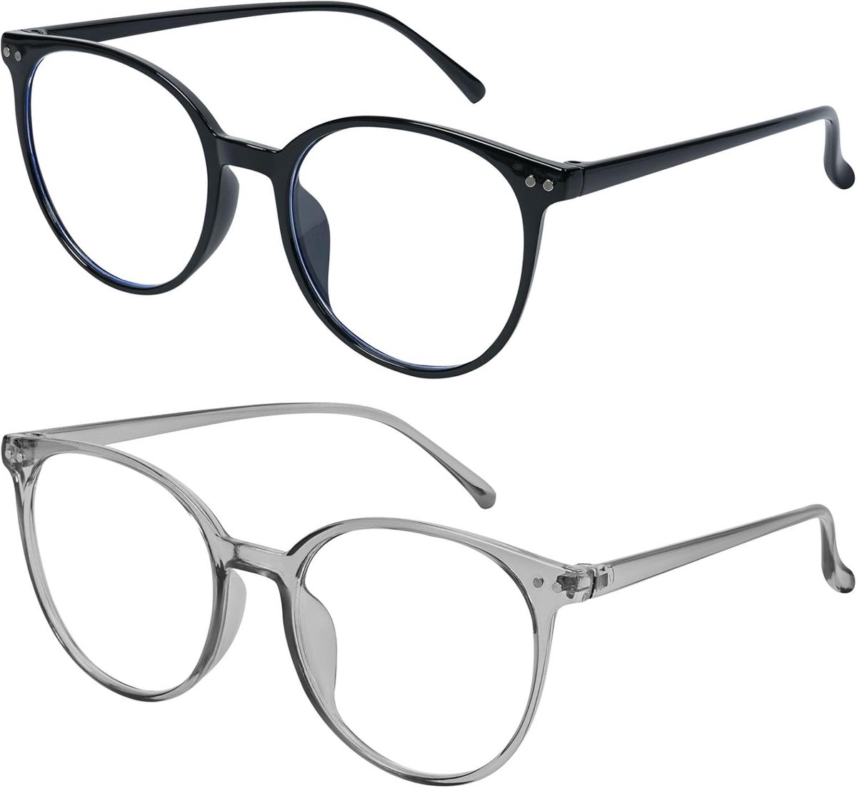 Blauwlichtfilterende glazen rechthoekig - unisex - UV-bescherming - verminder vermoeidheid - SnelShoppen
