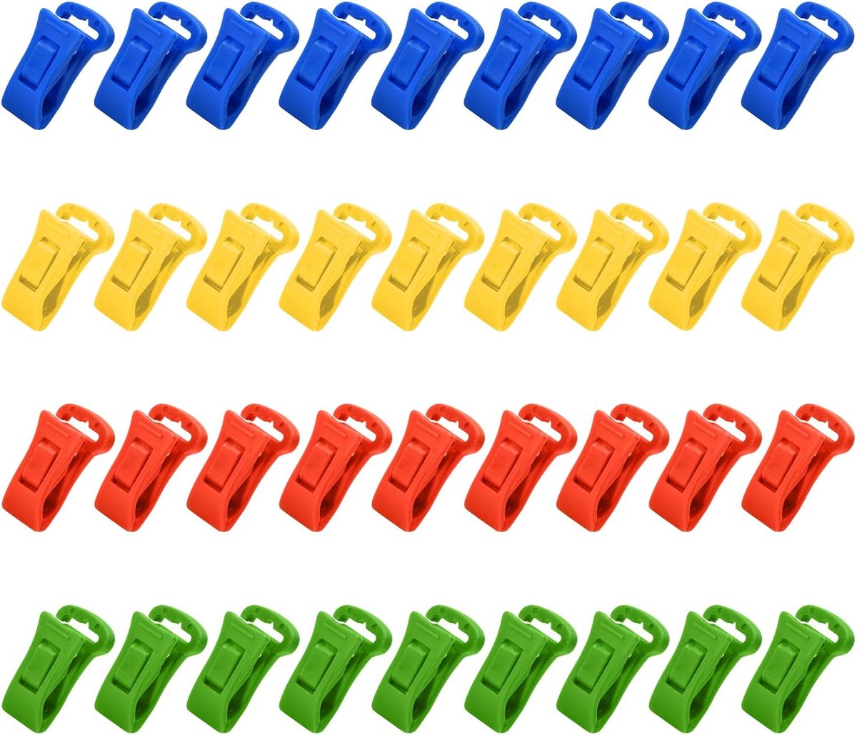36 sokkenklemmen met ophanghaken, multifunctionele kledingklemmen, geen noodzaak om sokkenclips te buigen, sokkenorganisatie voor wasmachine, wasdroger, orde