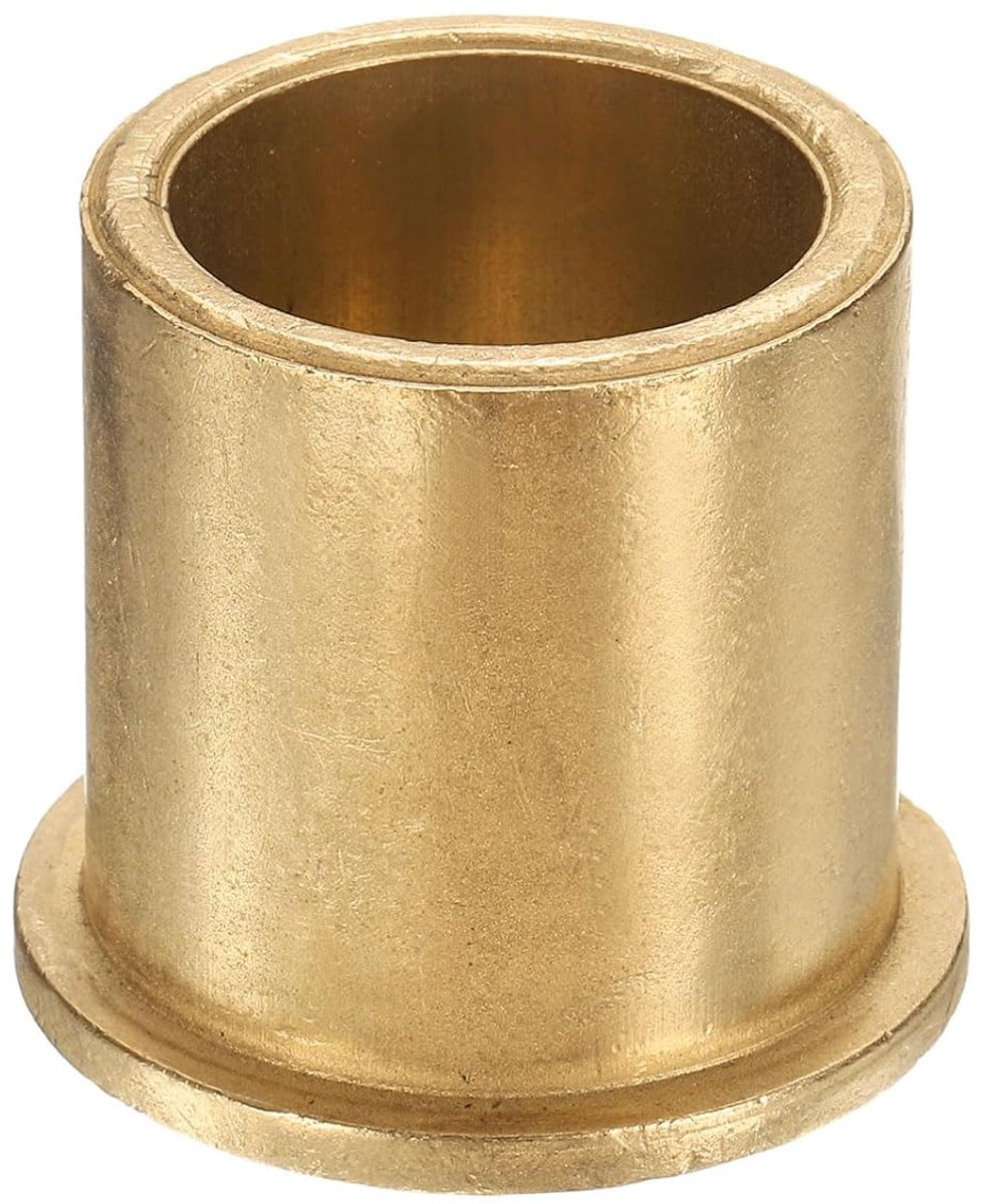 1 stuk flens glijlagerhuls, 25 mm boring x 32 mm AD x 35 mm lengte flensbussen met 38 mm AD 3,5 mm Dike flens voor industriële installaties