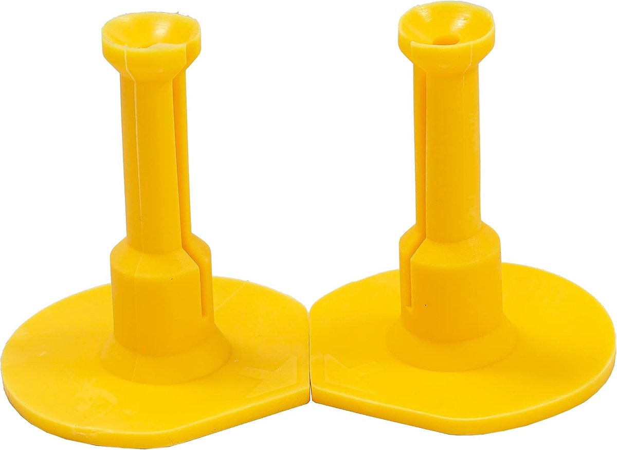 Tees (2 stuks), geel, one size