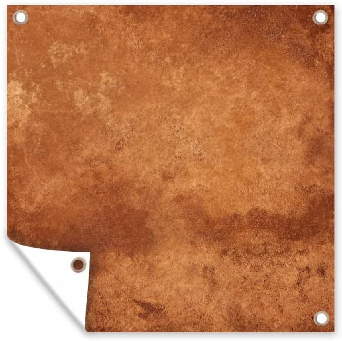 Tuinposter - 200x200 cm - Roest - Bruin - Brons