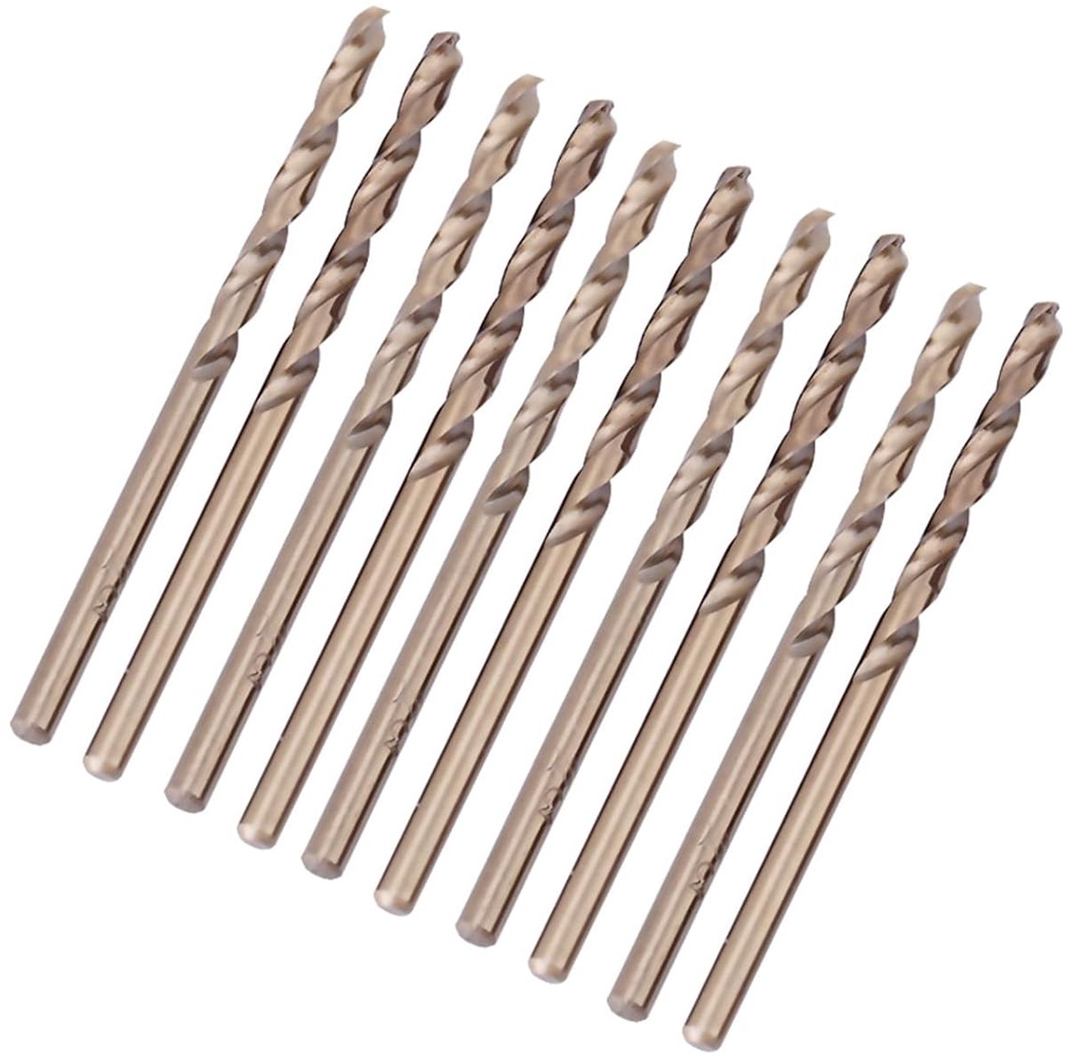 10 stuks HSS CO/M35 boren voor boren op roestvrij staal Precieze spiraalboor(4mm)