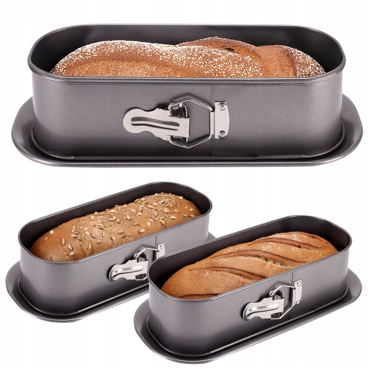 Kamille Broodvorm met Uitneembare Bodem - 34,5 cm