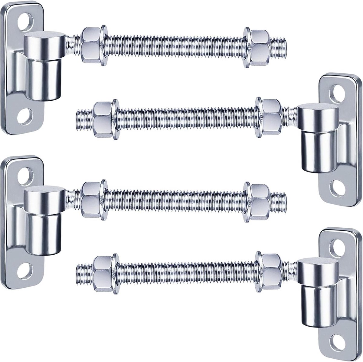 Deurhengsels 4 Stuks M12 - 16 mm RVS Hangende Haak - Stevig en duurzaam voor tuin- en boerderijpoorten - ShopVlot