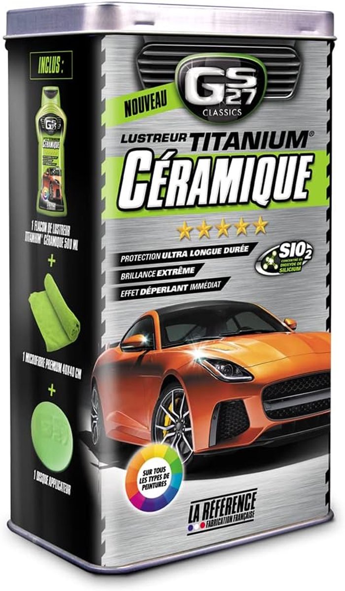 Auto cleaner - titanium keramische polish - instant glans - zonder spoelen - 500 ml - ShopVlot