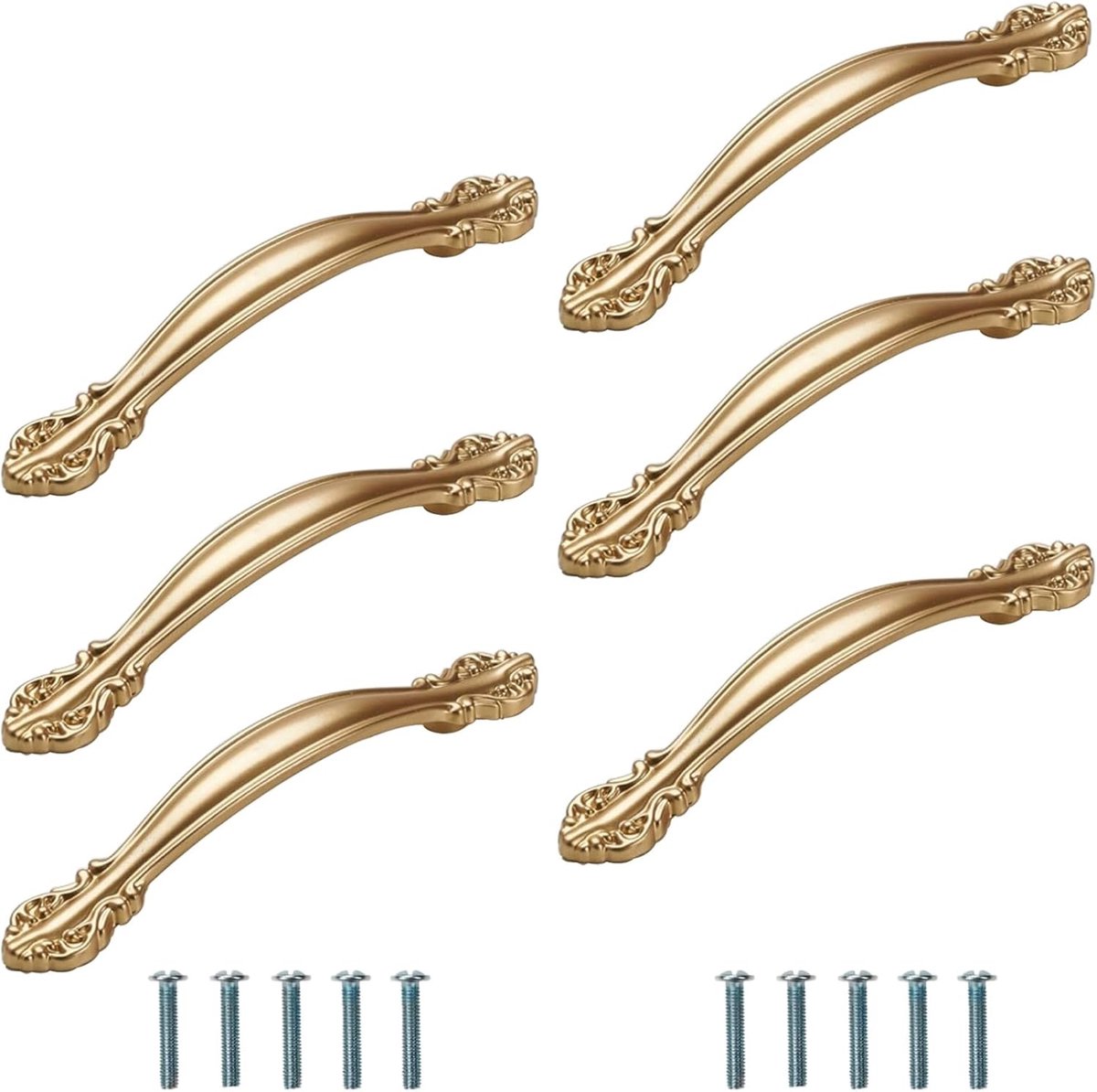 Keukenladen Handgrepen 96mm - Gouden Aluminium - Sterk en Elegant - Perfect voor Meubelrenovatie - ShopVlot