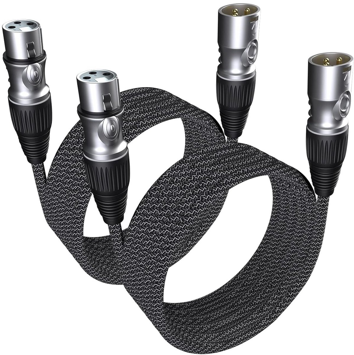 XLR kabel 5M - 3-pins microfoon kabel - male naar female - ideaal voor muziekopnames - ShopVlot