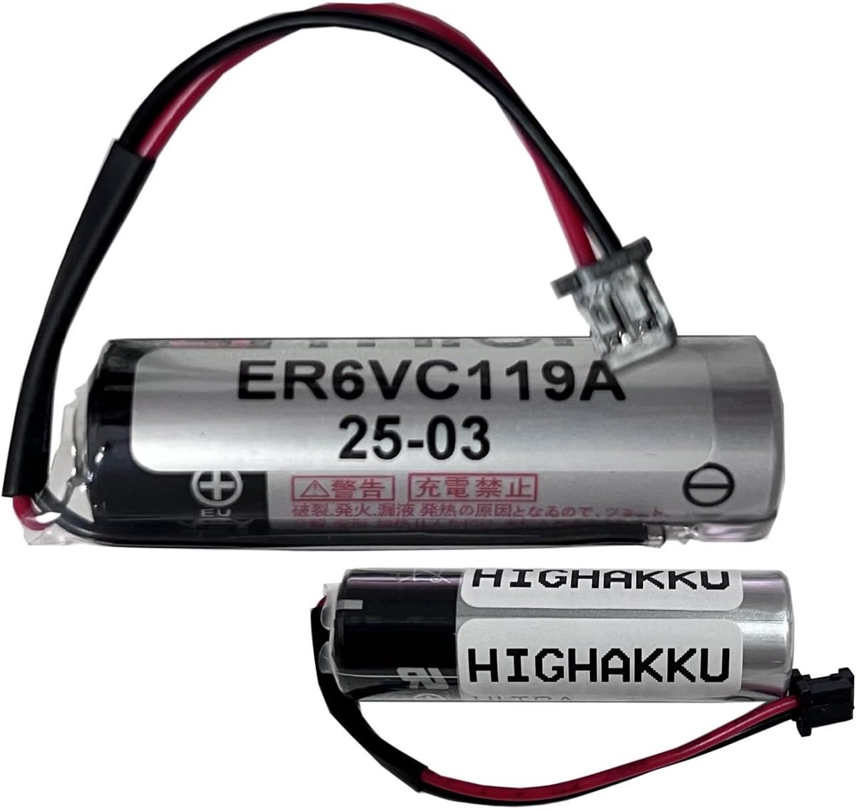 Vervangingsbatterij M70 systeem ER6VC119A ER6VC119B - zwart stekker - 100% nieuwe, hoogwaardige batterij - ShopVlot