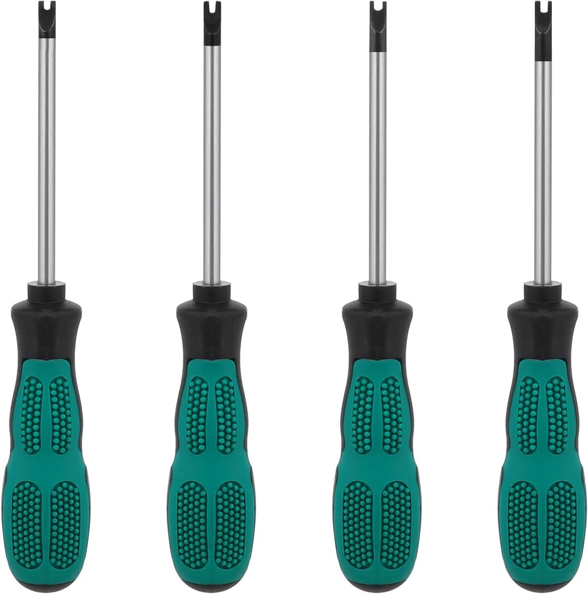 U-vork schroevendraaierset 4-delig - chrome vanadium staal - niet-slip handvat - veelzijdige handtool - ShopVlot