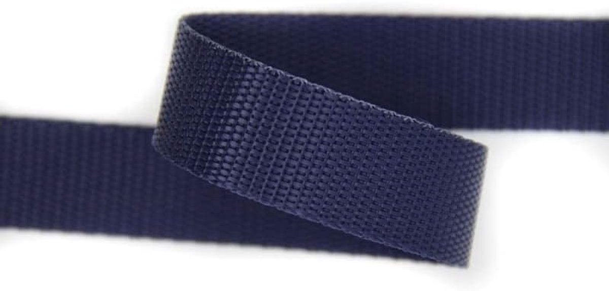 Belt 30 mm - 5 m polypropyleen donkerblauw - sterk en flexibel - ideaal voor diverse toepassingen - ShopVlot