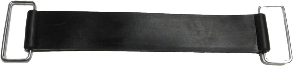 Batterijriemen rubberen band 7" x 1" - zwarte motorfiets houder - antislip - voor veilige bevestiging - ShopVlot