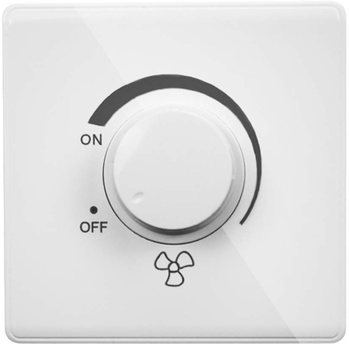 Deckenventilator Wandschalter - Stufenlos verstelbaar - Energiezuinig - Eenvoudige installatie - ShopVlot