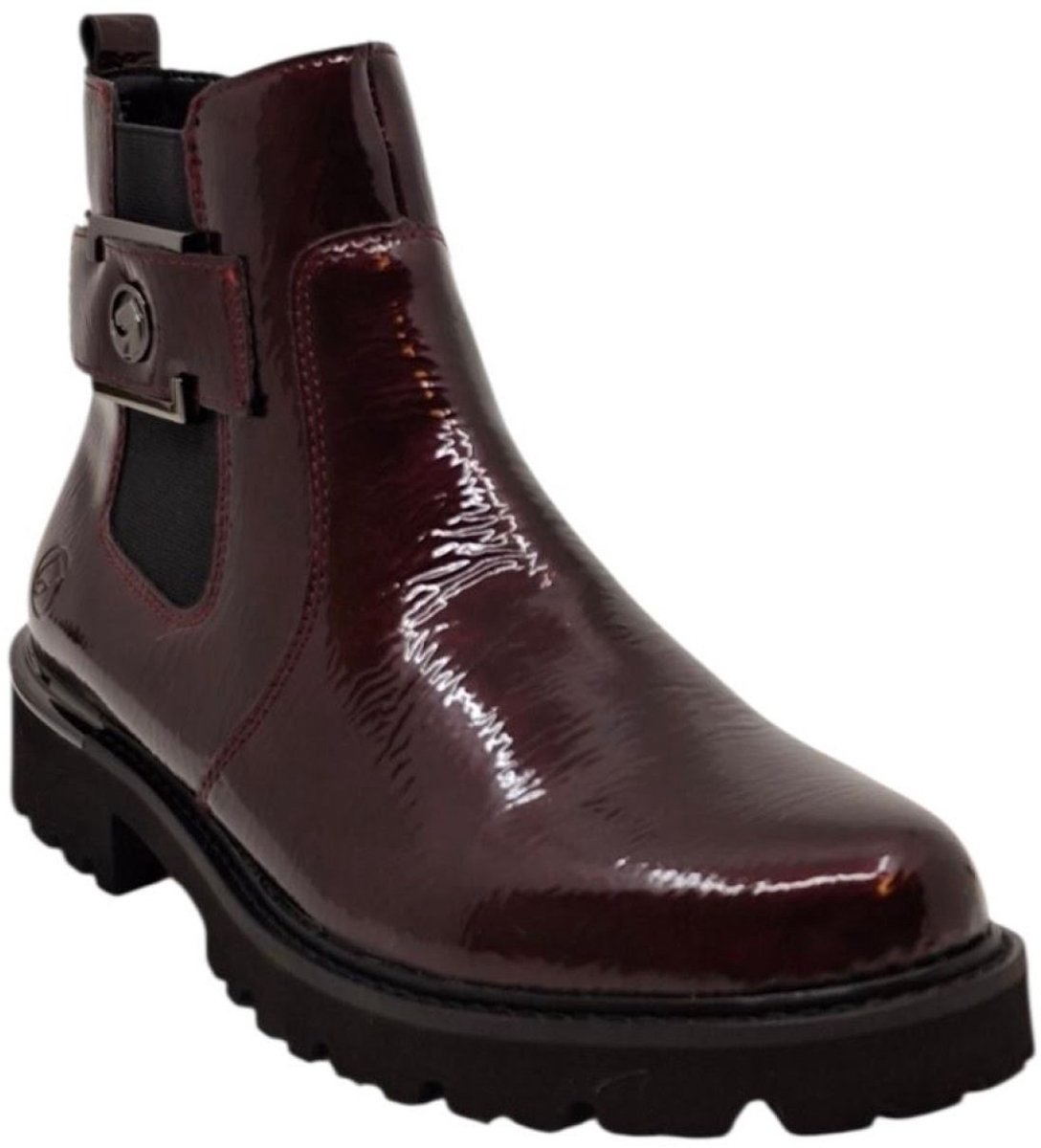 Remonte D8684-35 Wine | Bordeaux lakleren bottine