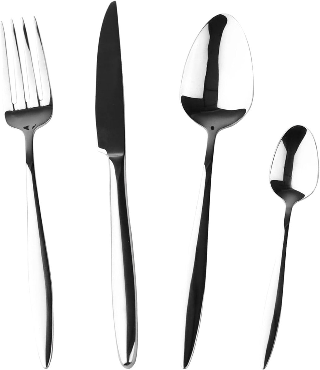 Zavio® Bestekset 6 Persoons - Serviesset - 24-Delig