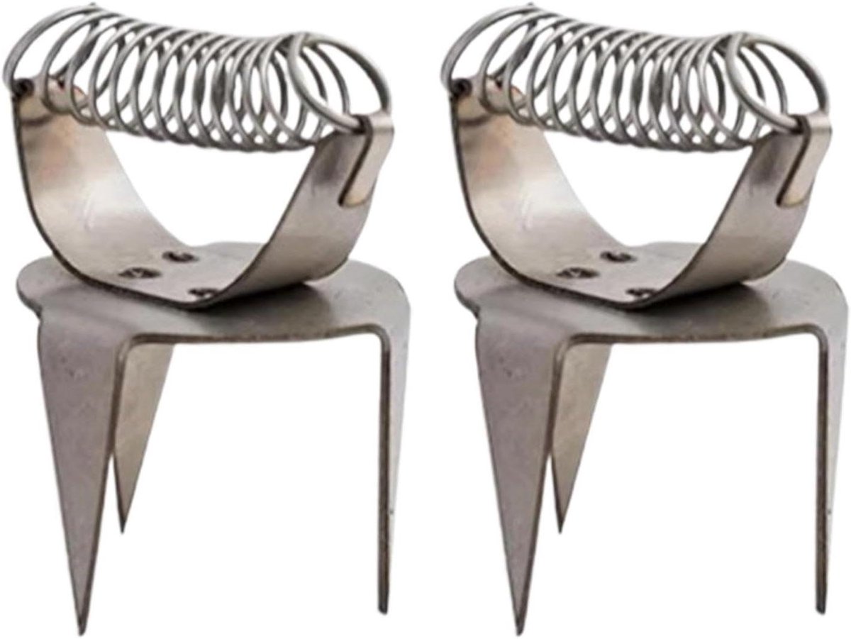 Glazuur Tang - Kleurtang Clips - Aardewerk Decoreren - Ergonomisch Ontwerp - 2.8 x 3 cm - Zilver
