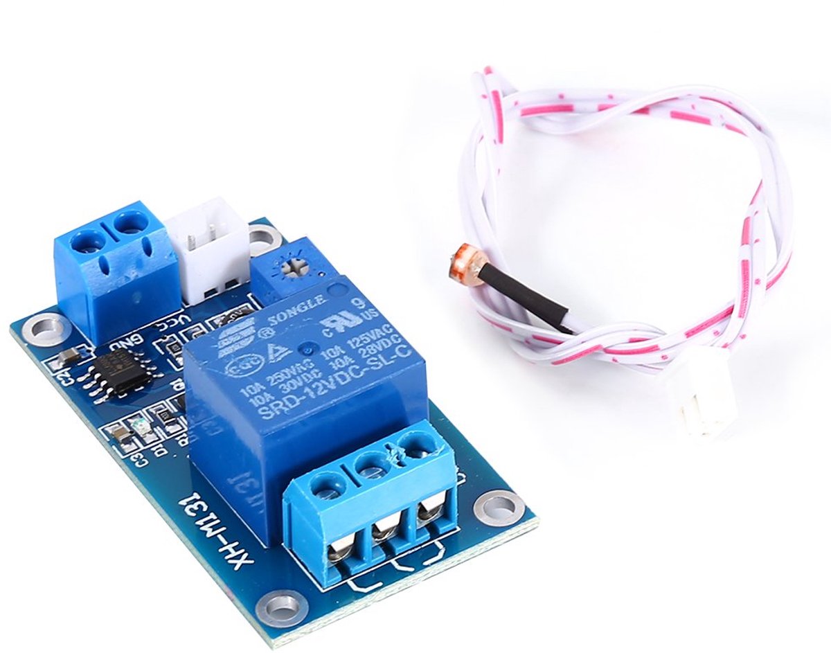 12V fotosensor relaismodule - car light switch - automatisch inschakelen - ideaal voor straatverlichting - ShopVlot