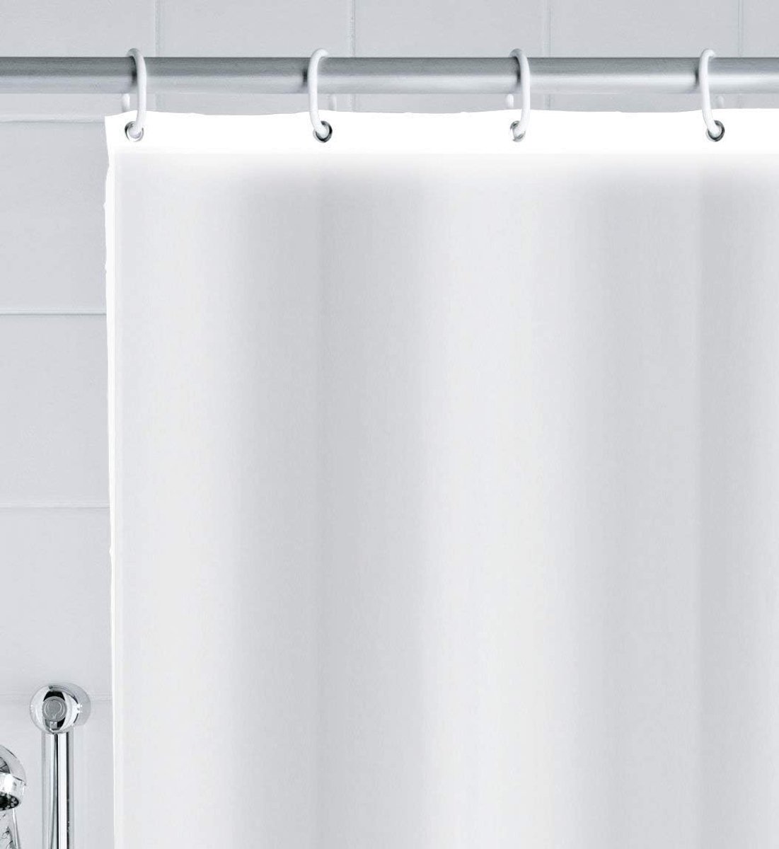 Douchegordijn Extra Breed 200 x 260 cm - Waterdicht en Schimmelbestendig - 100% Polyester - Ideaal voor Badkamers - ShopVlot
