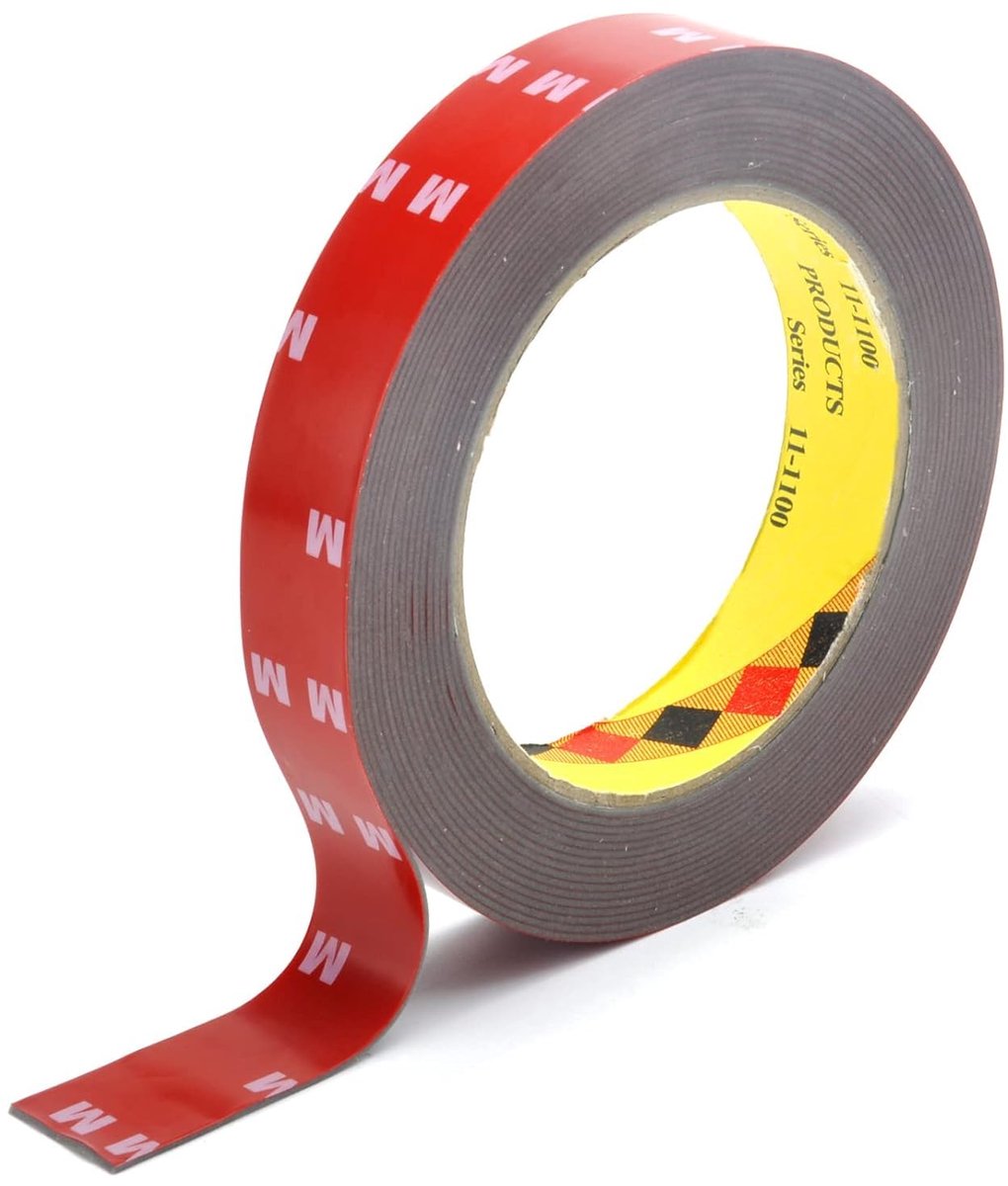 Dubbelzijdige tape extra sterk - 20 mm breed - hittebestendig - ideaal voor autospiegels - ShopVlot