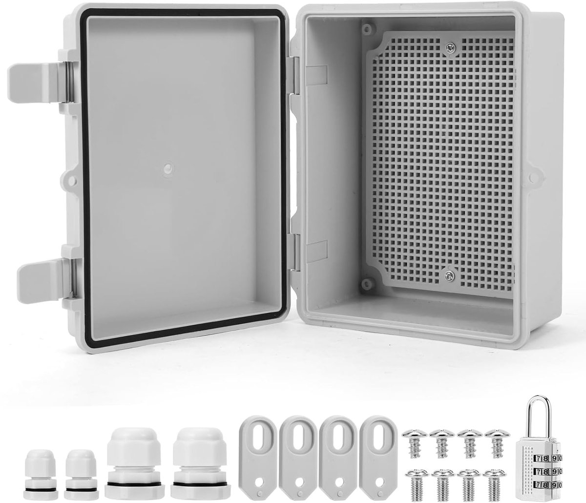 Waterdichte verdeler box - IP67 waterdicht controlekast - ABS kunststof - ideaal voor binnen- en buitengebruik - ShopVlot