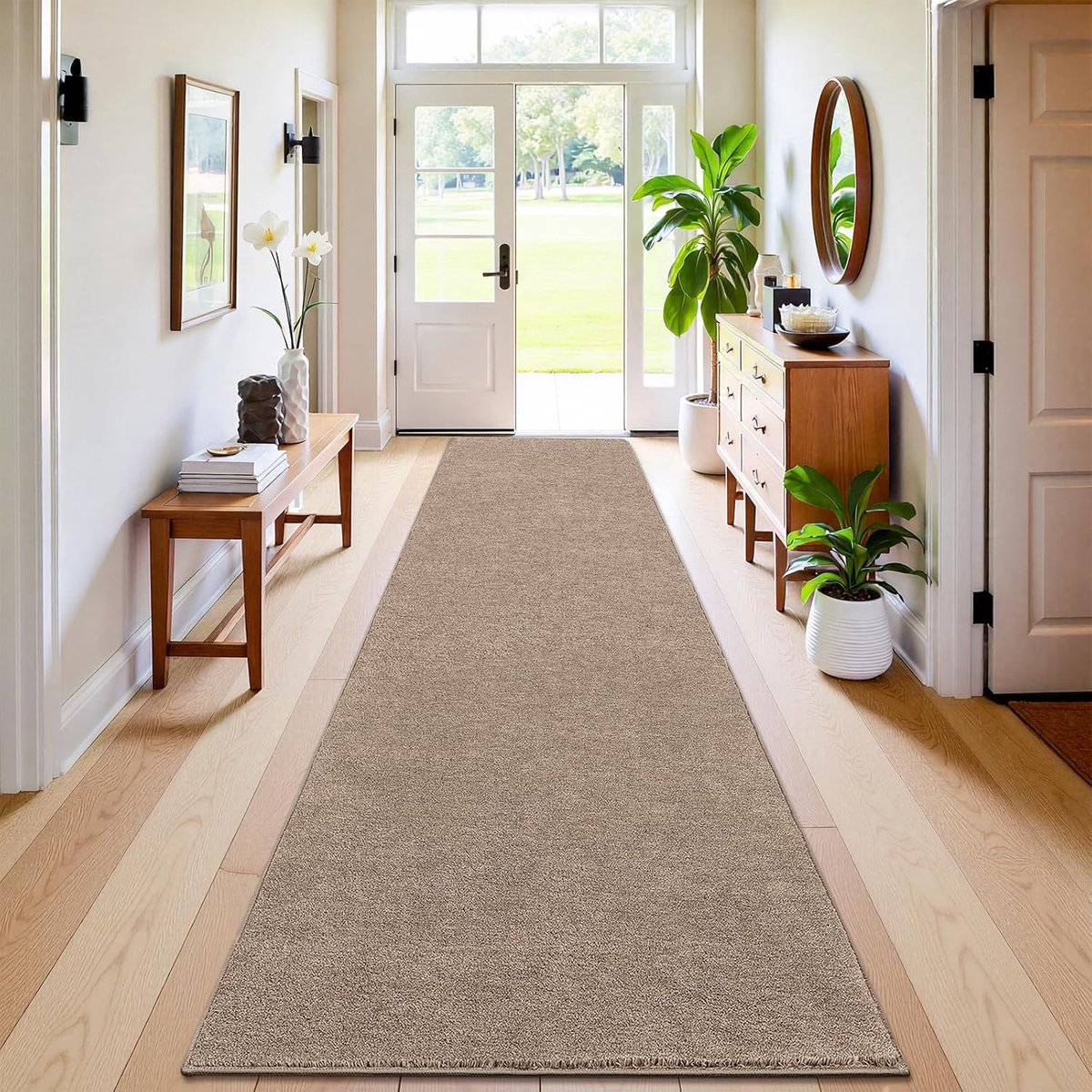 Loopmat 80 x 300 cm - Polyester - Antislip - Ideaal voor keuken en entree - ShopVlot