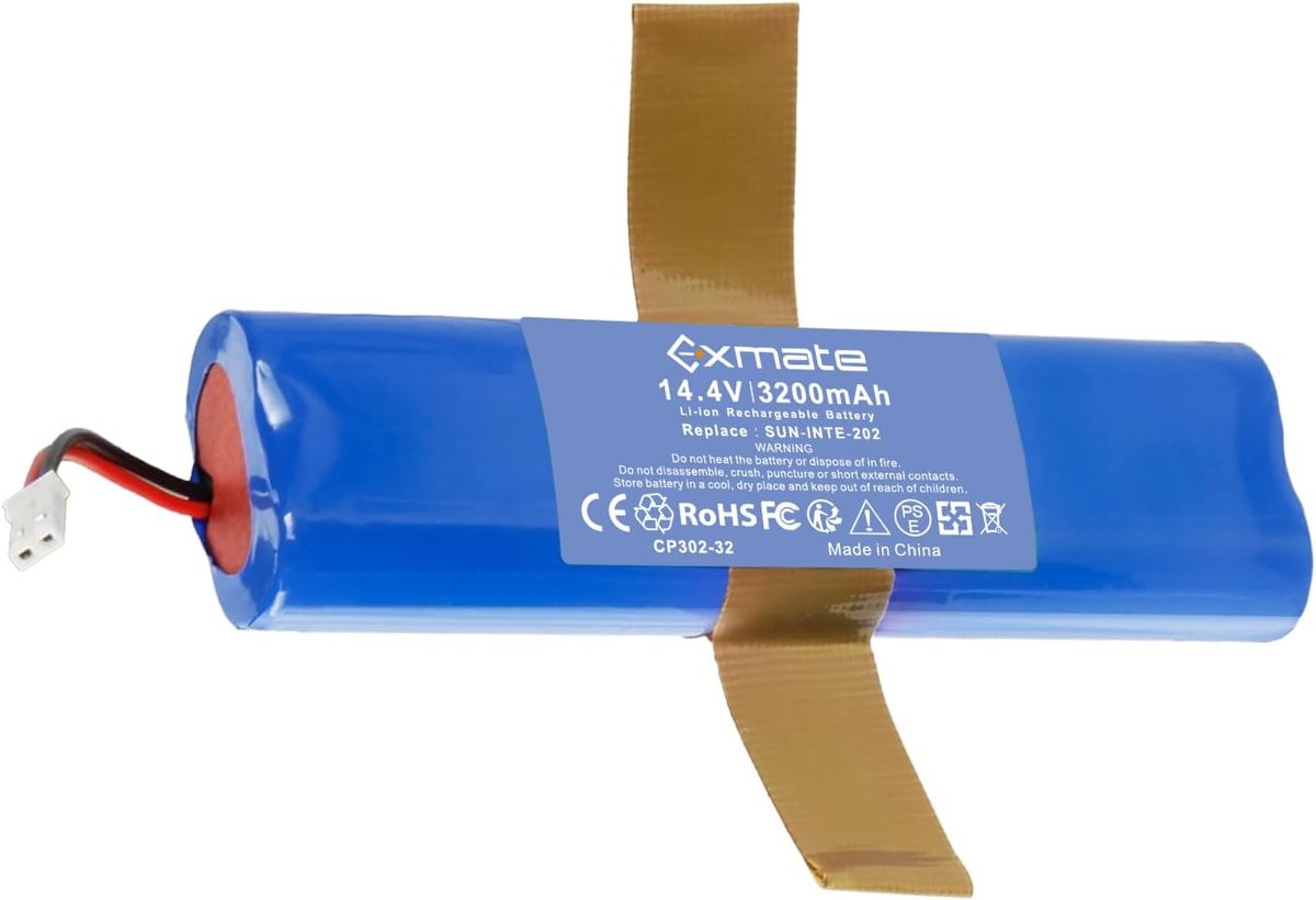 Vervangende batterij 3200mAh - 14.4V Li-ion - Hoge capaciteit - Langere looptijd - ShopVlot