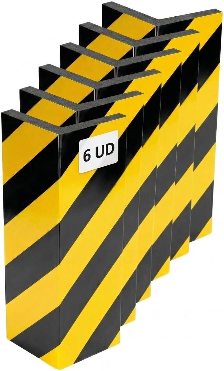 Garage wandbescherming 2 cm Hoogwaardige schuimrubber - Zelfklevend reflecterend - Bescherming voor parkeerplaatsen - ShopVlot