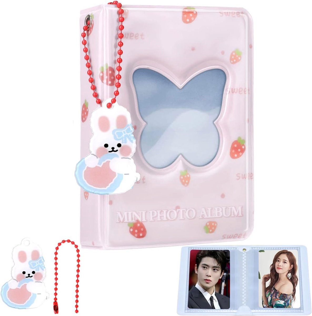 Mini Foto Album 3 Inch - Plastic - 40 Pockets - Beschermt je favoriete foto's - ShopVlot