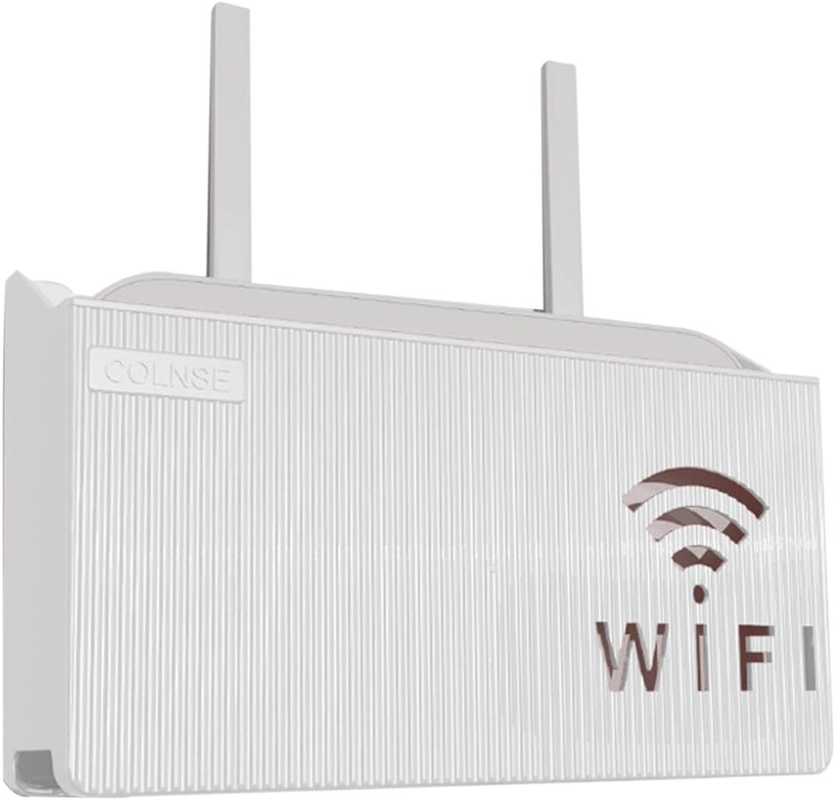 Router opslagbox wand - witte ABS kunststof - kabelorganizer - netjes kabels verbergen - ShopVlot