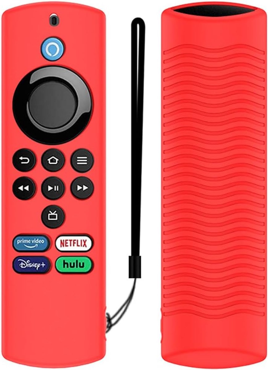 Afstandsbediening hoes - silicone - non-slip - beschermend voor Alexa Voice Remote Lite - ShopVlot